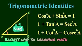 Trigonometric identities class 10 || explanation in bengali || #trigonometric #class10th #mlaggarwal