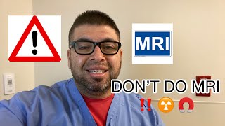 DON’T BECOME AN MRI TECH‼️🧲☢️