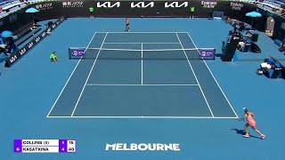 D. Collins vs. D. Kasatkina | 2021 Phillip Island Trophy Semifinal | WTA Match Highlights