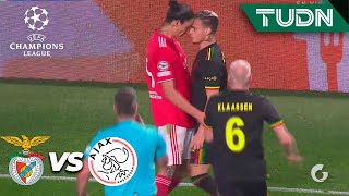 ¡HAY BRONCA! Antony y Núñez pelean | Benfica 2-2 Ajax | UEFA Champions League 2022 - Octavos | TUDN