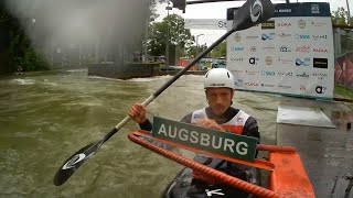 Isak Ohrstrom, Sweden - Men's Kayak Semi-Final / 2024 ICF Canoe Slalom World Cup Augsburg Germany