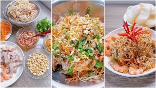 GỎI BẮP CHUỐI TÔM THỊT | Hoa Phạm TV
