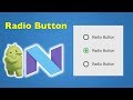 24 Android Material Design- Android Radio Group Button Design