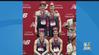 Hopkinton High boys hurdle relay team wins national championship