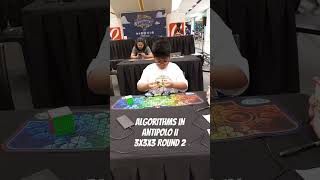 13.43s 3x3x3 5th solve Round 2 with 13.80s Ave