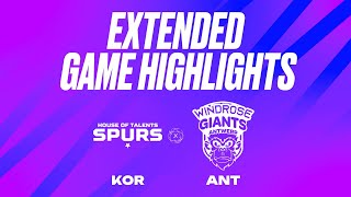 House of Talents Kortrijk Spurs vs. Windrose Giants Antwerp - Extended Highlights