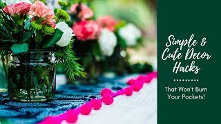 DIY Wedding Decor Hacks | WedMeGood