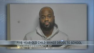 5-year-old brings drugs to school, dad arrested