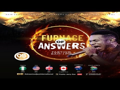 Furnace Of Answers Nsppd 8th April 2024 Thejesusculture