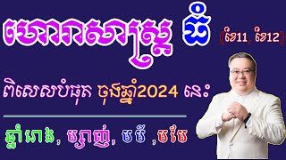 ហោរាសាស្រ្តធំ ខែ១១,ខែ១២ , ឆ្នាំរោង ម្សាញ់ មមី មមែ, ពិសេសបំផុត ក្នុងចុងឆ្នាំ២០២៤ នេះ, donbosco