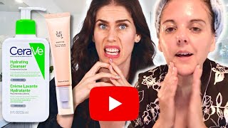 Reacting To A YOUTUBE EXECUTIVE’S Skincare Routine.. Then Building Her A New One!