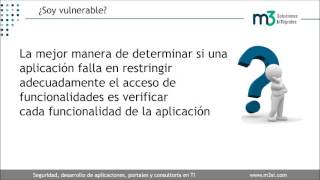 OWASP Top 10 - A7 Missing Function Level Access Control