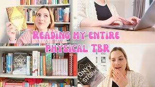 Reading ONYX STORM 🐉 \u0026 Reorganising my Bookshelves📚 TBR Tackle Ep. 1