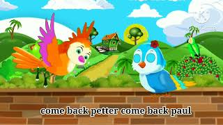 Two little dicky birds 3D animation|English nursery rhymes for kids|educational corner