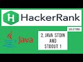 HackerRank Java | StdIn StdOut 1 | Solution | Basic Coder