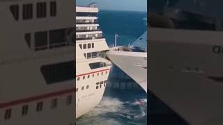 TWO CRUISE SHIP CRASH 🤯🤯🤯