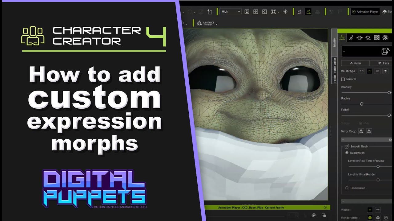 Face Profile Editor Cc4 Tutorial How To Add Custom Expression Morphs