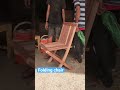 wooden folding chair in acacia wood