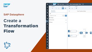 Create a Transformation Flow: SAP Datasphere
