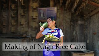 Glutinous/sticky rice cake in Naga style #Poumai_Naga #stickyrice_benefits #NortheastIndia_youtubers