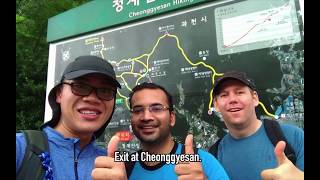 Hiking Cheonggyesan청계산 Blue Dragon Mountain ft. Terence and Abhisek | Travel Vlog on Panasonic LX100