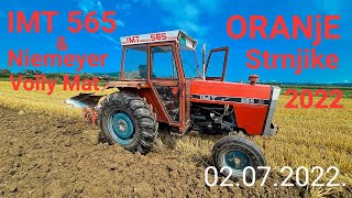 Oranje Strnjista 02.07.2022. | IMT 565 i Niemeyr Volly Mat Oranje | Plowing 2022 | Ploughing