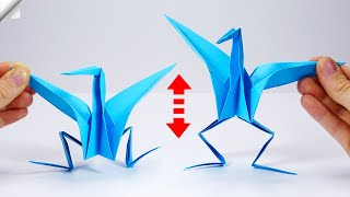 Craft ideas - Dancing paper birds | Moving PAPER TOYS