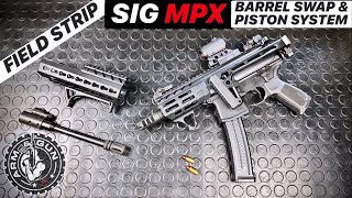 SIG MPX | Barrel Swap & Piston System Disassembly