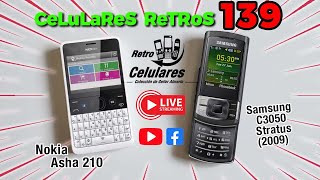 Samsung C3050 Stratus (2009) | Nokia  Asha 210 (2013) Celulares Retros 139