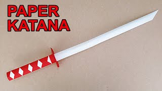 KAĞITTAN KATANA YAPIMI - ( How to Make a Paper Sword )