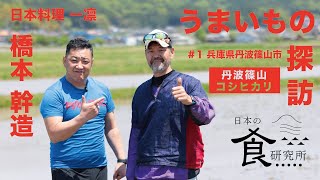 橋本幹造のうまいもの探訪 #1 兵庫県丹波篠山市 絶品コシヒカリの極意に迫る