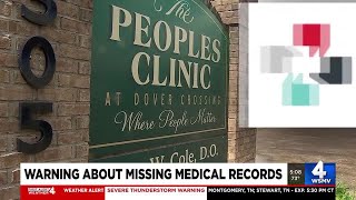 Warning About Missing Medical Records