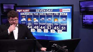 19atSIX - First Alert Saturday Evening Forecast with Meteorologist Ethan Emery