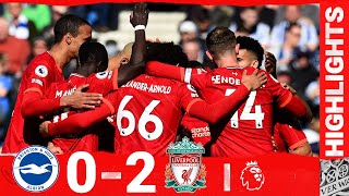 Highlights: Brighton & Hove Albion 0-2 Liverpool | Diaz & Salah fire Reds to victory on south coast