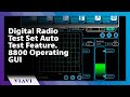 Digital Radio Test Set Auto Test Feature. 8800 Operating GUI