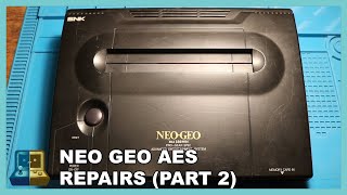 NeoGeo AES - Power + LSPC2 repairs (part 2)