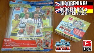 UK FIRST LOOK! | Starter Pack & Booster Box | Match Attax BUNDESLIGA 2017/18