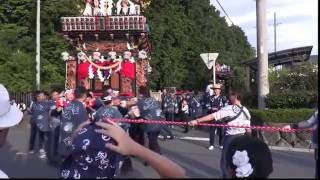 ４ｋ山名祇園祭り２０１６（４）屋台の引き回し