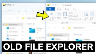 How to Restore Old File Explorer in Windows 11