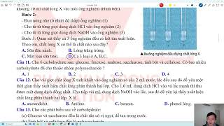 HÓA 12-ĐỀ ÔN THI GIỮA KỲ 1 SỐ 04