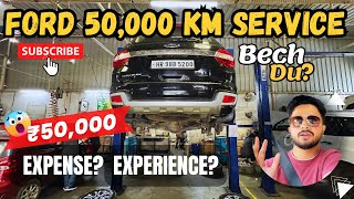 ⁠​⁠​⁠FORD Endeavour 50,000 km SERVICE 😰 kitne paise?| service​⁠ experience👇@PRATEEKSINGHTANWAR