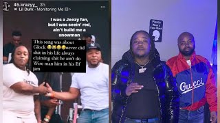 BOOKA600 BROTHER DISSES OTF GLOCK + OTF JAM \u0026 SAYS THEY WORE WIRES ON LIL DURK ALLEGEDLY😱‼️