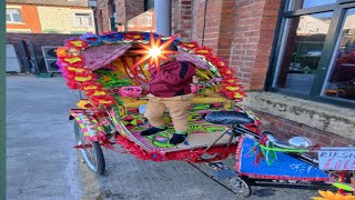 Rickshaw in Uk 😵😍 // Bangladeshi vibes #Shortvideo  //Sisters Little World