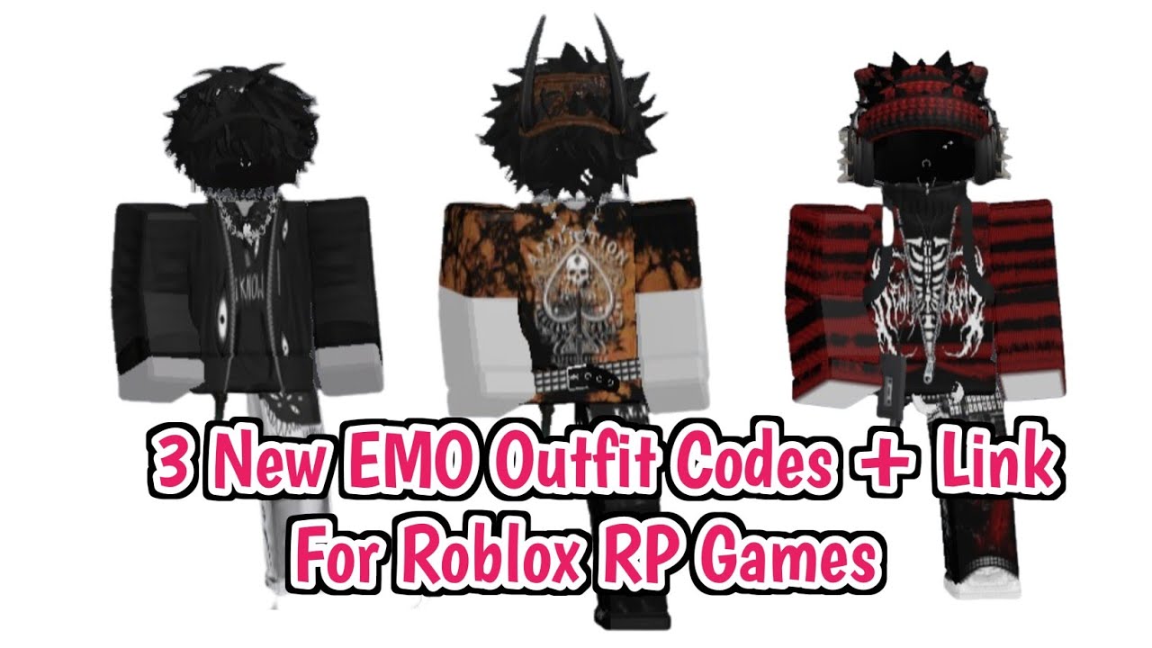 [New] Emo Outfits ID Codes + Links For Boys For Brookhaven RP, Berry ...