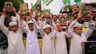 Protestas multitudinarias en Pakistán por la quema del Corán en Suecia
