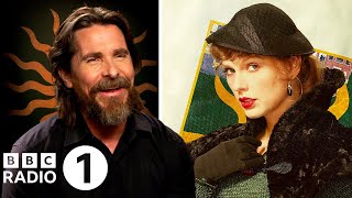 "I'm a total mess!" Christian Bale on Amsterdam, American Psycho and singing with Taylor Swift