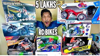 RC Expensive Bikes Collection Worth Rs 100000 Unboxing & Testing - Chatpat toy tv