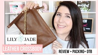 Lily Jade Crossbody Bag in Old English Leather | Review + Packing for Potty Training + More!