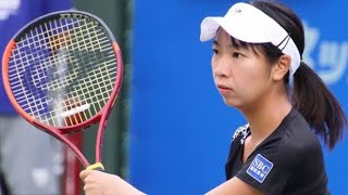 伊藤あおい 第1シードに衝撃の完勝、開幕戦で決勝進出＜女子テニス＞