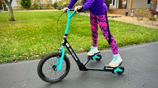 Razor DeltaWing Scooter Black/Mint Green Review | Kids Love this Toy!